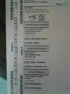 Democratic Primary Ballot