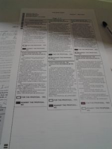 My Ballot, Back Page